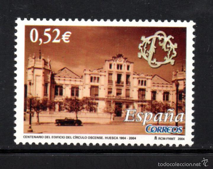 Sellos: ESPA&Ntilde;A 4110** - A&Ntilde;O 2004 - CENTENARIO DEL EDIFICIO DEL C&Iacute;RCULO OSCENSE - HUESCA - Foto 1