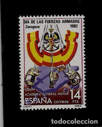 Sellos: REINADO DE JUAN CARLOS I - DIA DE LAS FUERZAS ARMADAS - EDIFIL 2659 - 1982
