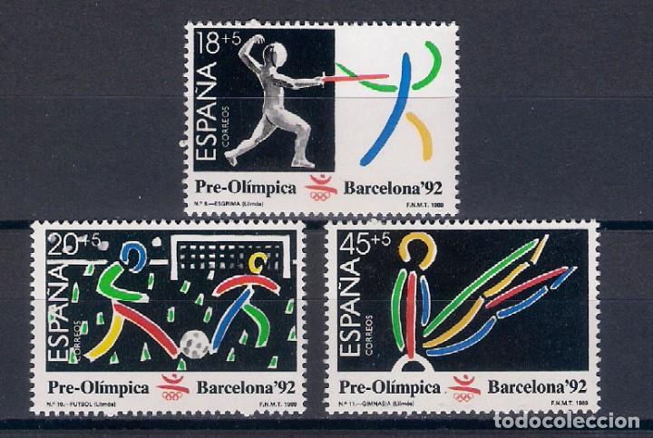 Sellos: barcelona'92 (pre-ol&iacute;mp&igrave;ca) . emit. 3-10-89