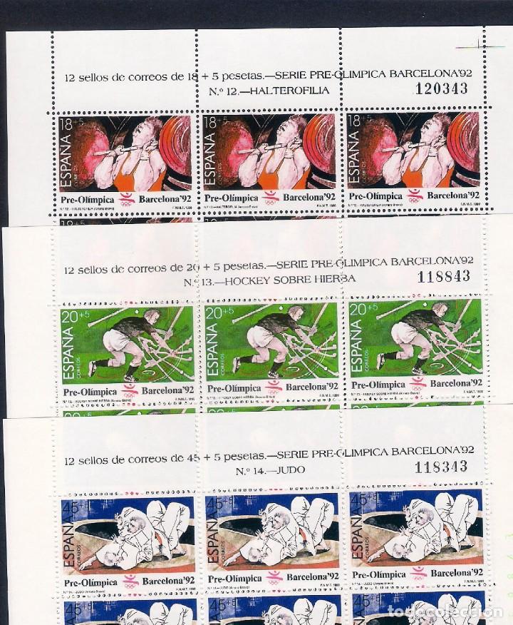 Sellos: barcelona'92 pre-olimpica . emit. 7-3-90 Edifil 15,90 &euro;