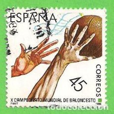 Sellos: EDIFIL 2851. DEPORTES - CAMPEONATO MUNDIAL DE BALONCESTO. (1986).. Lote 403053309