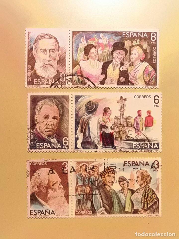 Selos: 1982 - MAESTROS DE LA ZARZUELA - EDIFIL 2651 A 2656