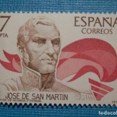 Selos: SELLO - ESPAÑA - CORREOS - JOSÉ DE SAN MARTÍN - EDIFIL 2489 - 1978 - 7 PTAS. Lote 81146996