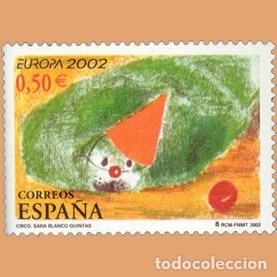 NUEVO - EDIFIL 3896 SIN FIJASELLOS - SPAIN 2002 MNH - EUROPA /M (Sellos - España - Juan Carlos I - Desde 2.000 - Nuevos)