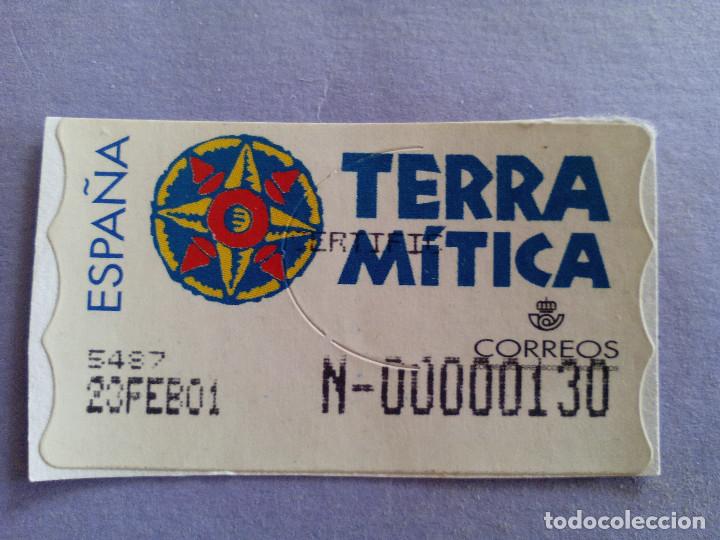 Bonita A T M Certificado Terra Mitica Buy Used Stamps Juan Carlos I At Todocoleccion