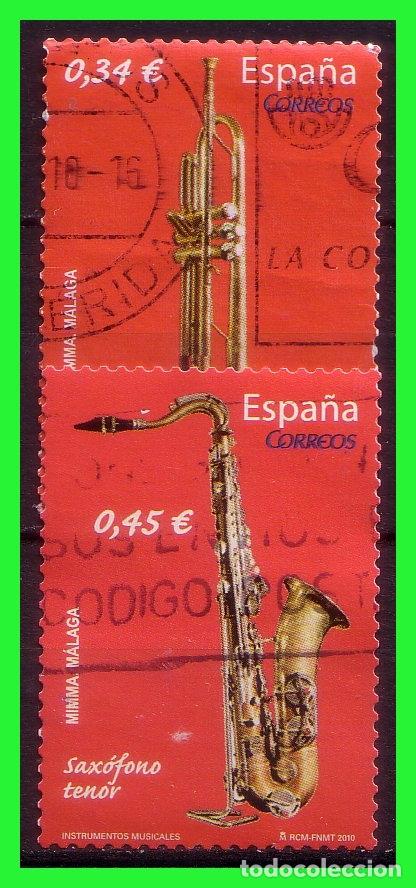 Stamps: 2010 Instrumentos musicales. Serie completa EDIFIL n&ordm; 4549 y 4550 (o)