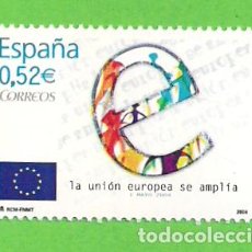 Sellos: EDIFIL 4080. AMPLIACIÓN DE LA UNIÓN EUROPEA - ALEGORÍA Y BANDERA. (2004).** NUEVO SIN FIJASELLOS.