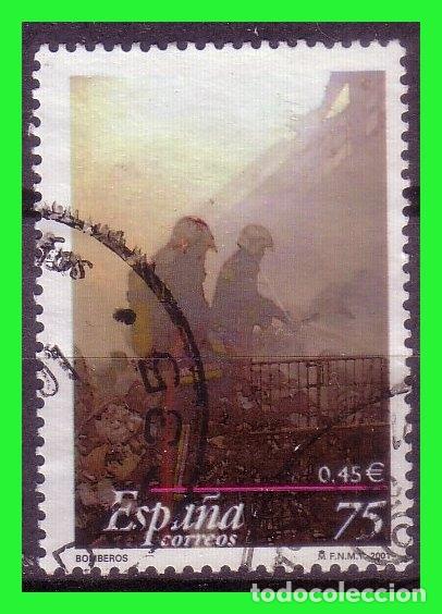 Stamps: 2001 Cuerpo de bomberos, EDIFIL n&ordm; 3777 (o) serie completa