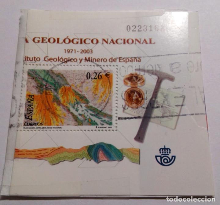 Stamps: PLAN MAGNA GEOLOGICO NACIONAL 2003.0,26&euro;.CIRCULADO.