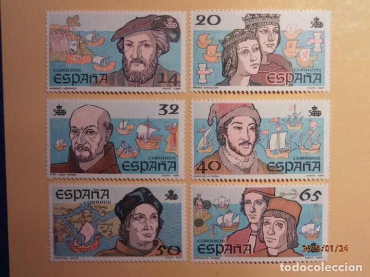 Francobolli: 1987 - V CENT. DESCUBRIMIENTO DE AMERICA - EDIFIL 2919/2924 - REYES CAT&Oacute;LICOS Y COL&Oacute;N.