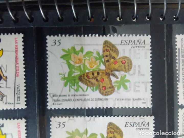 Stamps: EDIFIL 3694 MARIPOSAS, DE LA SERIE:FAUNA ESPA&Ntilde;OLA EN PELIGRO DE EXTINCI&Oacute;N. A&Ntilde;O 2000