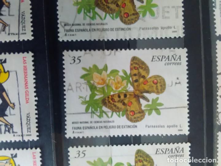 Stamps: EDIFIL 3694 MARIPOSAS, DE LA SERIE:FAUNA ESPA&Ntilde;OLA EN PELIGRO DE EXTINCI&Oacute;N. A&Ntilde;O 2000