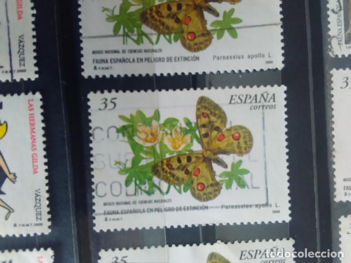 Stamps: EDIFIL 3694 MARIPOSAS, DE LA SERIE:FAUNA ESPA&Ntilde;OLA EN PELIGRO DE EXTINCI&Oacute;N. A&Ntilde;O 2000