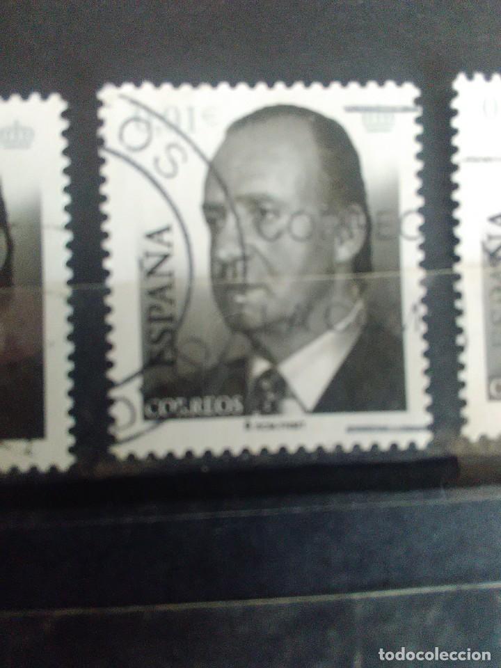 Francobolli: EDIFIL 3857 VALOR FACIAL 0,01 EUROS DE LA SERIE B&Aacute;SICA DON JUAN CARLOS I. A&Ntilde;O 2002