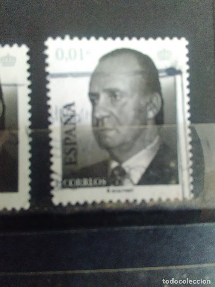Francobolli: EDIFIL 3857 VALOR FACIAL 0,01 EUROS DE LA SERIE B&Aacute;SICA DON JUAN CARLOS I. A&Ntilde;O 2002