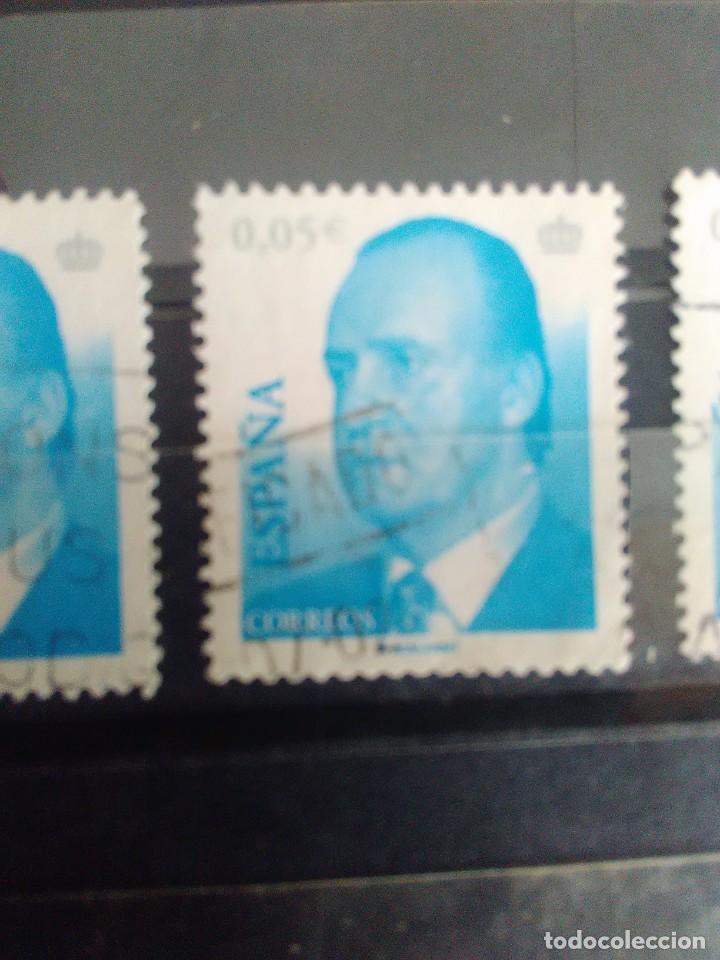Selos: EDIFIL 3858 VALOR FACIAL 0,05 EUROS DE LA SERIE B&Aacute;SICA DON JUAN CARLOS I. A&Ntilde;O 2002