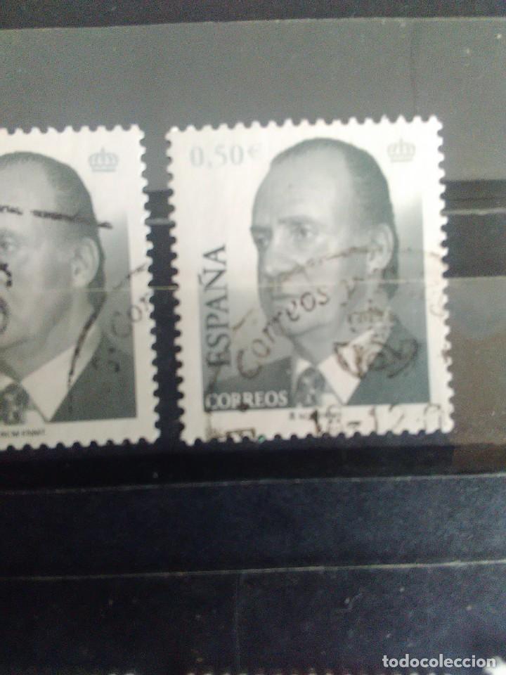 Selos: EDIFIL 3861 VALOR FACIAL 0,50 EUROS DE LA SERIE B&Aacute;SICA DON JUAN CARLOS I. A&Ntilde;O 2002