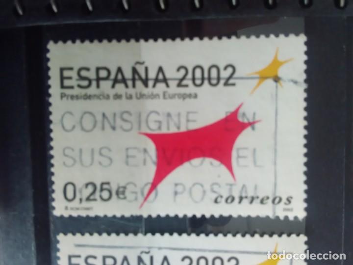 Selos: EDIFIL 3865 LOGOTIPO, PRESIDENCIA DE LA UNI&Oacute;N EUROPEA. A&Ntilde;O 2002