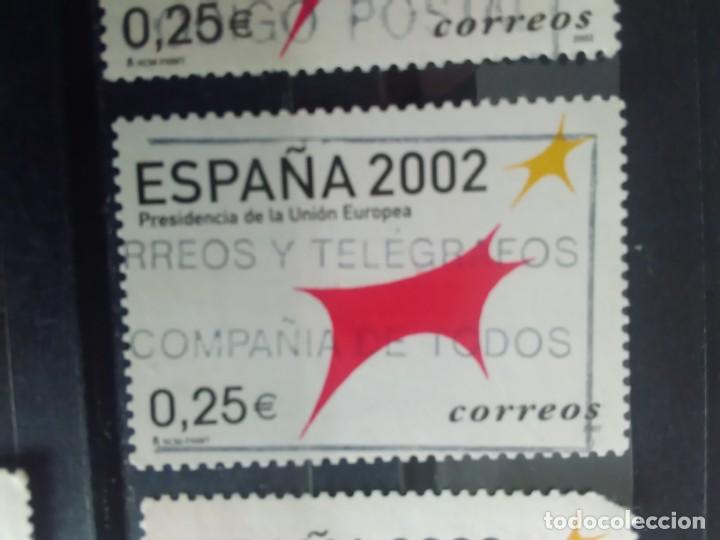 Selos: EDIFIL 3865 LOGOTIPO, PRESIDENCIA DE LA UNI&Oacute;N EUROPEA. A&Ntilde;O 2002
