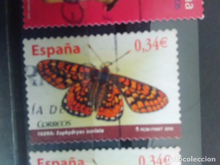 Briefmarken: EDIFIL 4534 MARIPOSA, EUPHYDRYAS AURINIA DE LA SERIE: FAUNA. A&Ntilde;O 2010