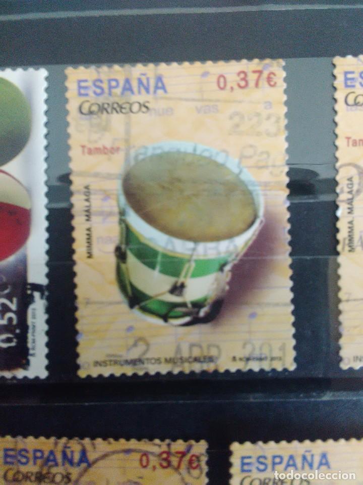 Briefmarken: EDIFIL 4781 TAMBOR DE LA SERIE: INSTRUMENTOS MUSICALES. A&Ntilde;O 2013
