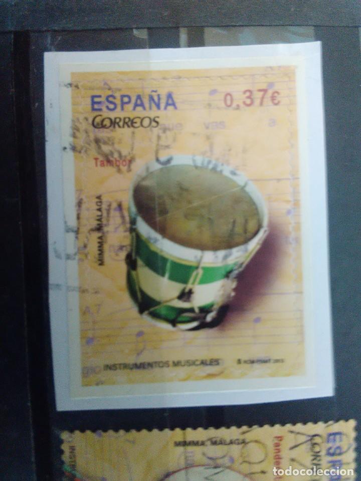 Briefmarken: EDIFIL 4781 TAMBOR DE LA SERIE: INSTRUMENTOS MUSICALES. A&Ntilde;O 2013