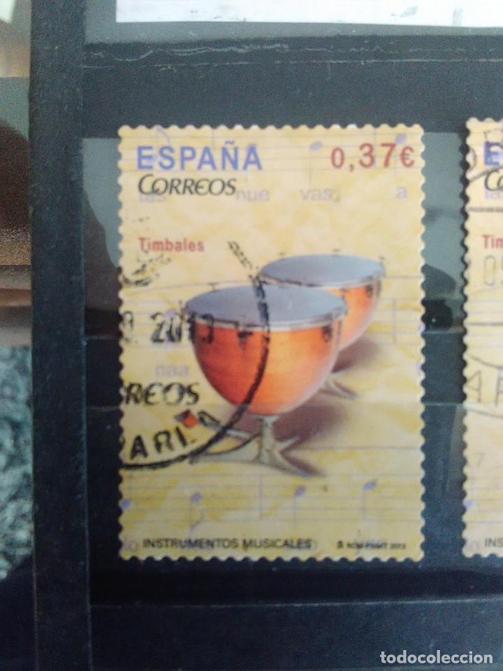 Briefmarken: EDIFIL 4785 TIMBALES DE LA SERIE: INSTRUMENTOS MUSICALES. A&Ntilde;O 2013