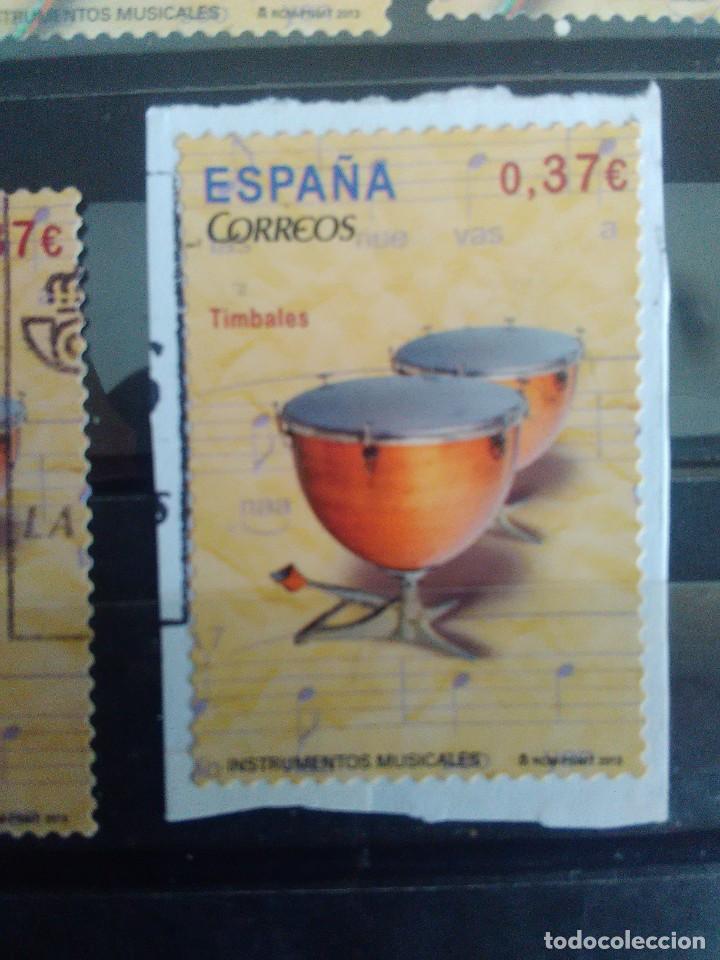 Briefmarken: EDIFIL 4785 TIMBALES DE LA SERIE: INSTRUMENTOS MUSICALES. A&Ntilde;O 2013