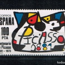 Sellos: ESPAÑA 1981 - EDIFIL 2609** - HOMENAJE A PABLO RUÍZ PICASSO