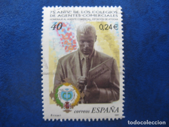 Briefmarken: 2001 aniv.colegio de agentes comerciales, edifil 3776