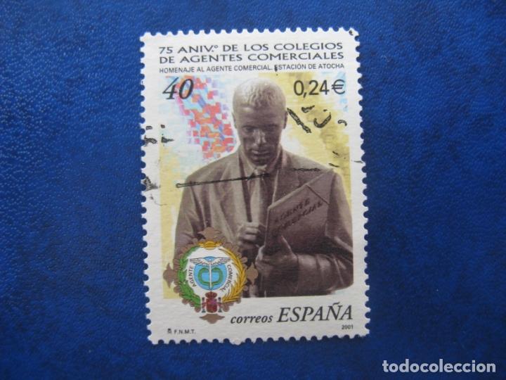 Briefmarken: 2001 aniv.colegio de agentes comerciales, edifil 3776