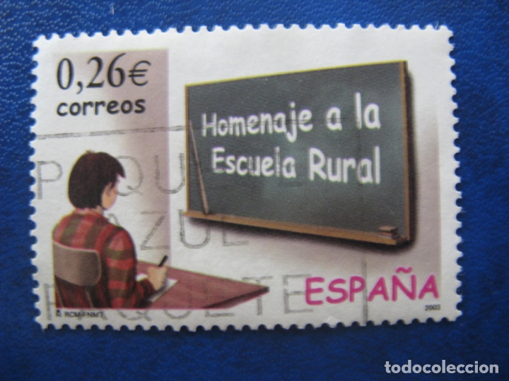 Briefmarken: 2003 homenaje a la escuela rural, edifil 3978