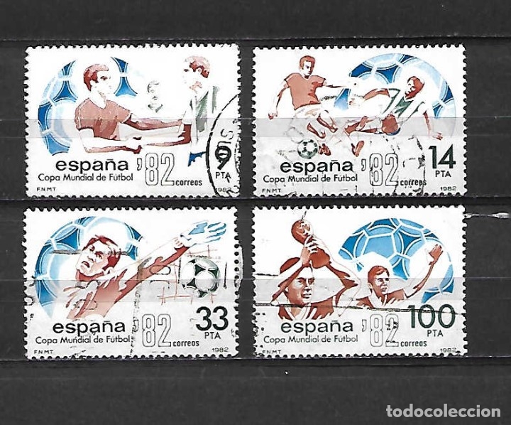 Sellos: futbol.mundial espa&ntilde;a&acute;82 . emit. 13-6-1982.