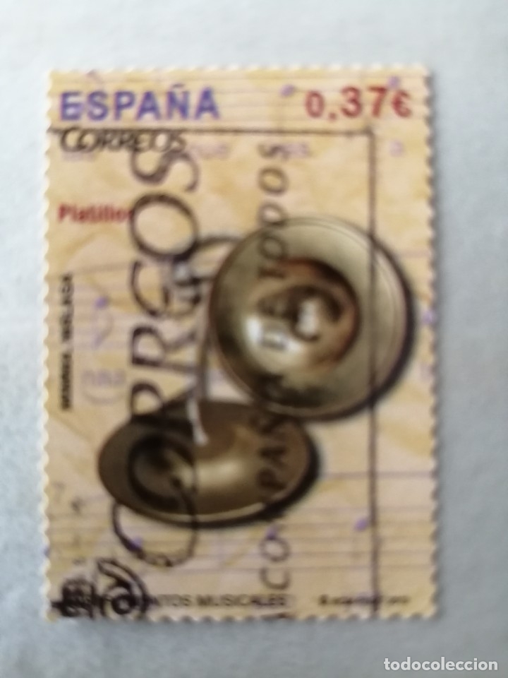 Stamps: EDIFIL 4784, A&Ntilde;O 2013, PLATILLOS, DE LA SERIE: INSTRUMENTOS MUSICALES