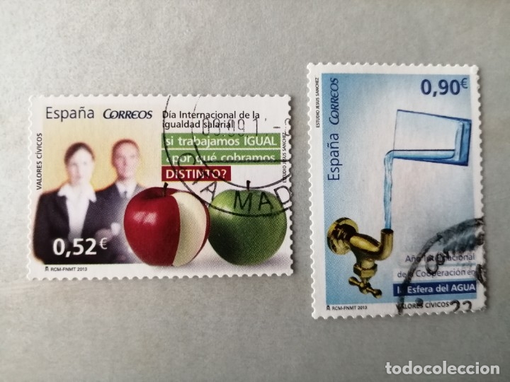 Stamps: EDIFIL 4776 Y 4777, A&Ntilde;O 2013, SERIE: VALORES C&Iacute;VICOS