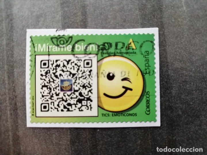 Stamps: EDIFIL 4875, A&Ntilde;O 2014, &iexcl;MIRAME BIEN! - TICS: EMOTICONOS