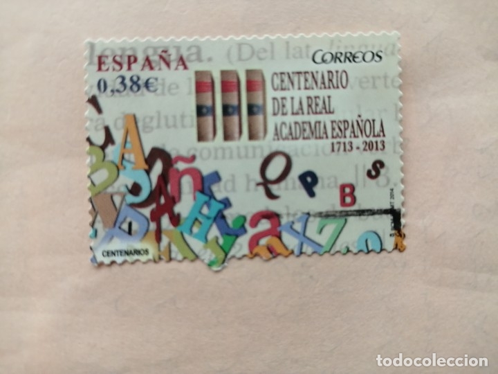 Stamps: EDIFIL 4847 - III CENTENARIO DE LA REAL ACADEMIA ESPA&Ntilde;OLA - SERIE: CENTENARIOS.