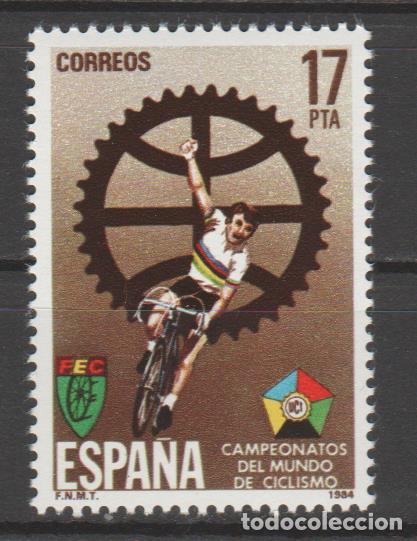 Sellos: 1984.- Campeonato del Mundo de Ciclismo.