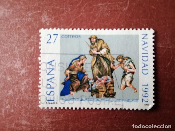 Sellos: EDIFIL 3210 - A&Ntilde;O 1992 - SERIE: NAVIDAD.