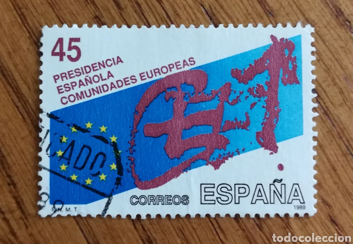 N°3010 USADO, PRESIDENCIA ESPAÑOLA DE LAS COMUNIDADES EUROPEAS (FOTO ESTÁNDAR) (Sellos - España - Juan Carlos I - Desde 1.986 a 1.999 - Usados)