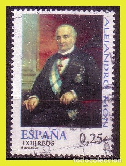 Briefmarken: 2002 II Cent&ordm; nacimiento de Alejandro Mon, EDIFIL n&ordm; 3882 (o)