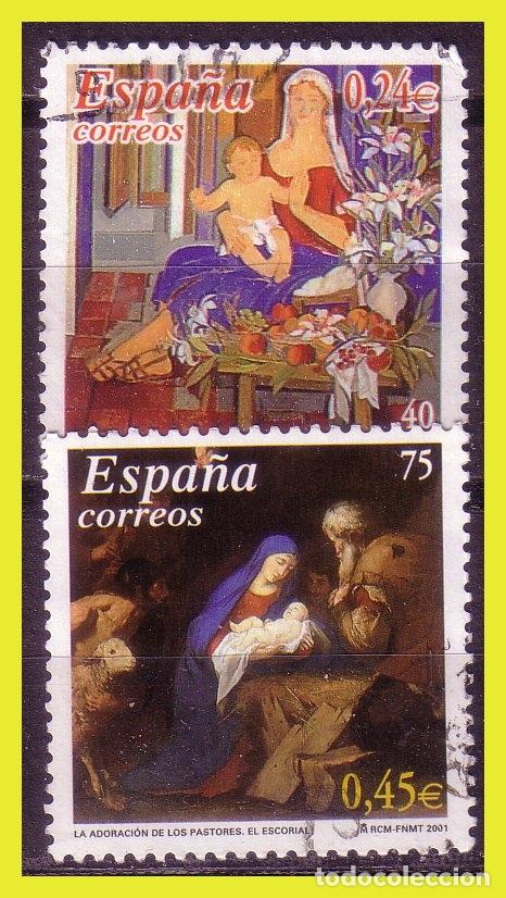 Briefmarken: 2001 Navidad, EDIFIL n&ordm; 3835 y 3836 (o) completa