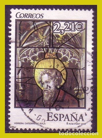 Briefmarken: 2005 Vidrieras de la Catedral de &Aacute;vila, EDIFIL n&ordm; SH4196 (o)