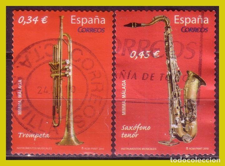 Briefmarken: 2010 Instrumentos Musicales, EDIFIL n&ordm; 4549 y 4550 (o)