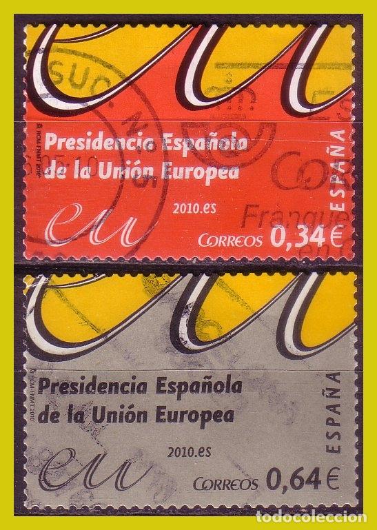 Briefmarken: 2010 Presidencia espa&ntilde;ola de la UE, EDIFIL n&ordm; 4547 y 4548 (o)