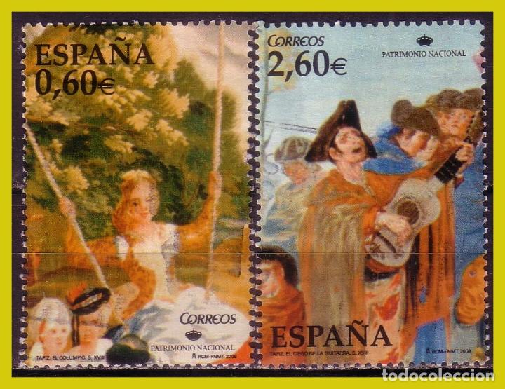 Briefmarken: 2008 Patrimonio Nacional, EDIFIL n&ordm; SH 4427 y SH 4428 (o)