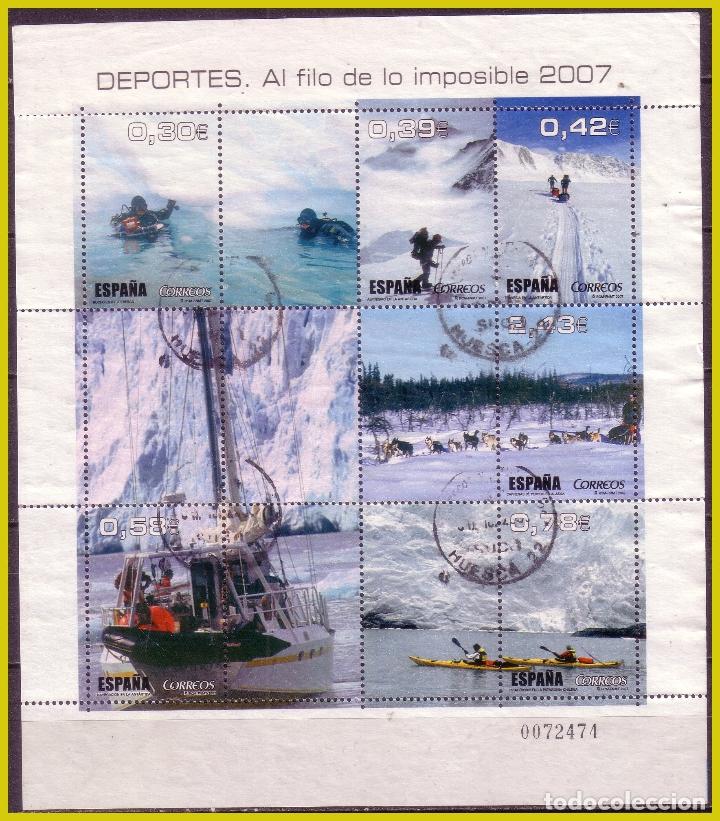 Briefmarken: 2007 Deportes. Al filo de lo Imposible, EDIFIL n&ordm; 4345 (o)