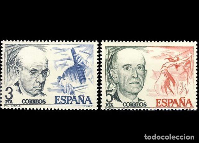 Sellos: 2379/80 CASALS Y FALLA - Foto 1