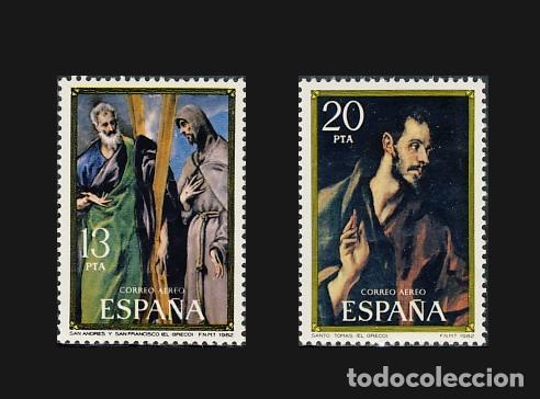Sellos: 2666/67 HOMENAJE AL GRECO - Foto 1