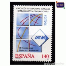 Sellos: ESPAÑA 1997. EDIFIL 3510. MUSEOS DE TRANSPORTES Y COMUNICACIONES. ARTE ESPAÑOL. NUEVO** MNH